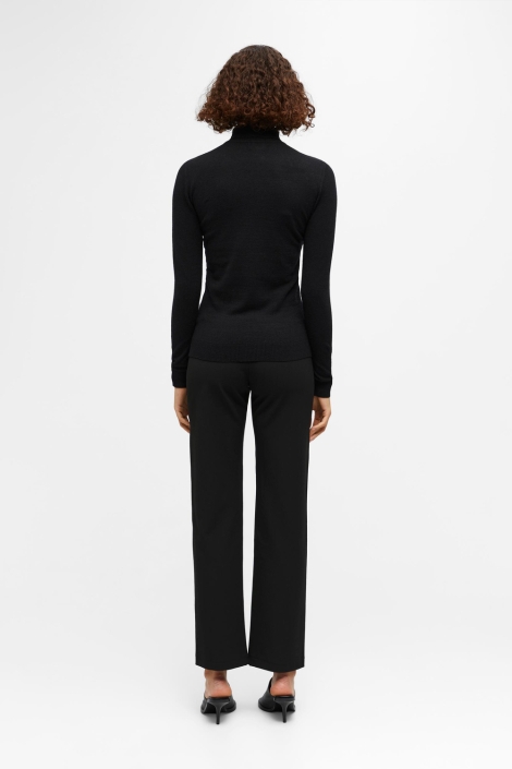 Object objthess l/s rollneck knit pullover